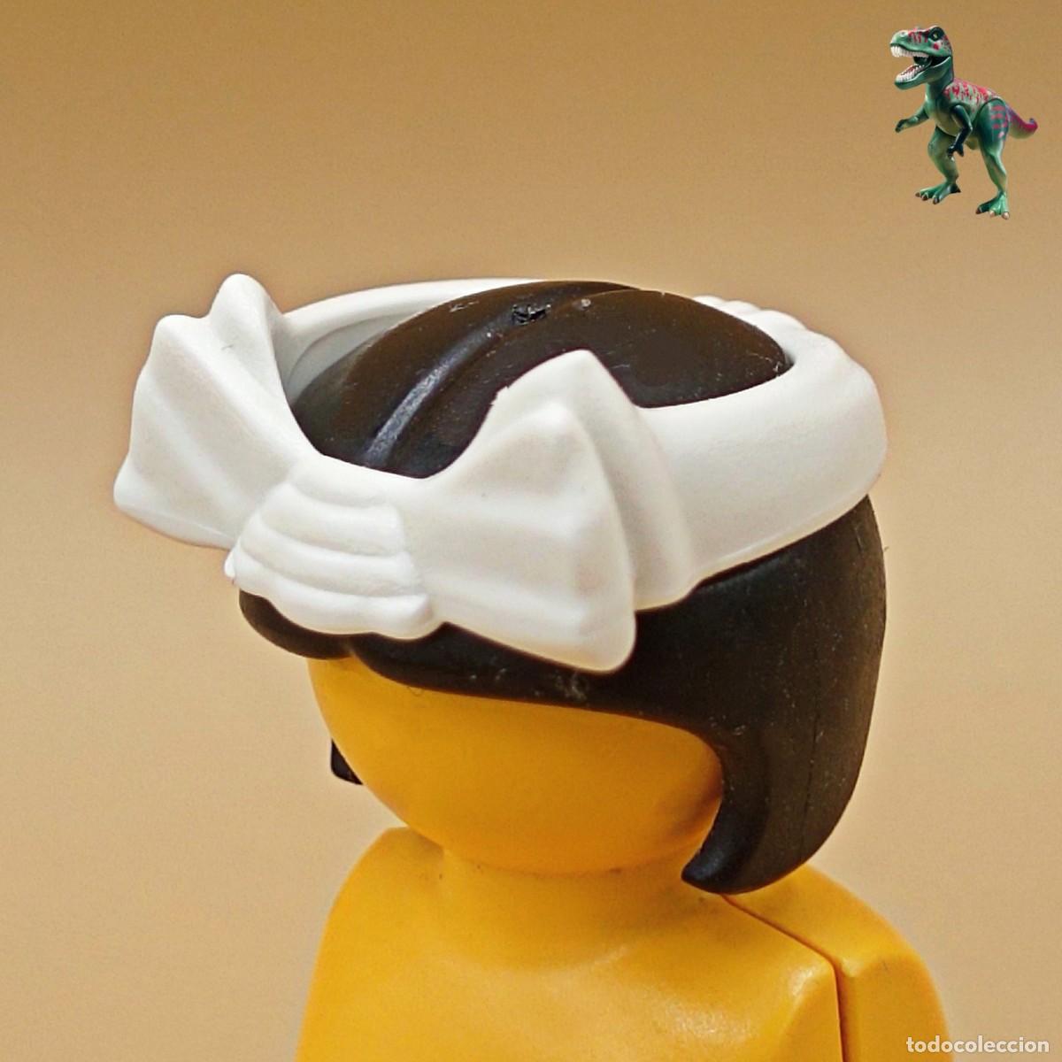 Playmobil: Playmobil pa&ntilde;uelo blanco sirvienta lazo cofia criada doncella mansion victoriana 3031 5311 5316 5320
