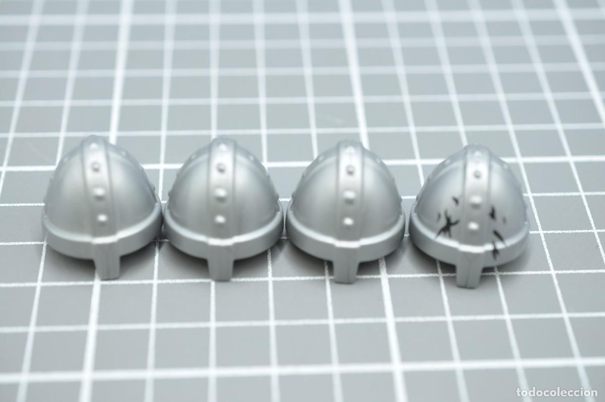 Playmobil: cj1412 Playmobil, 4 cascos medievales yelmos