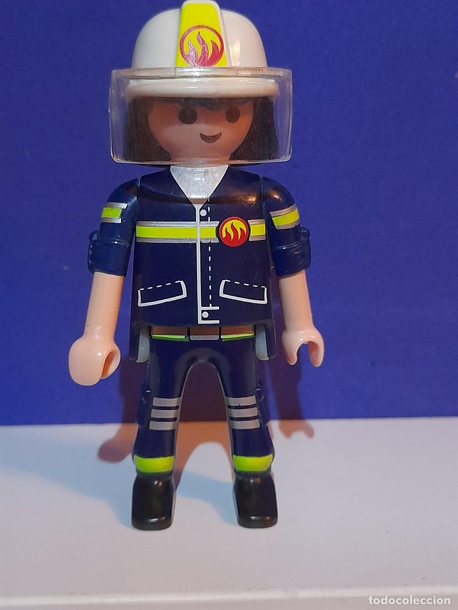 Playmobil: Playmobil figuras, bombero con casco - Foto 1