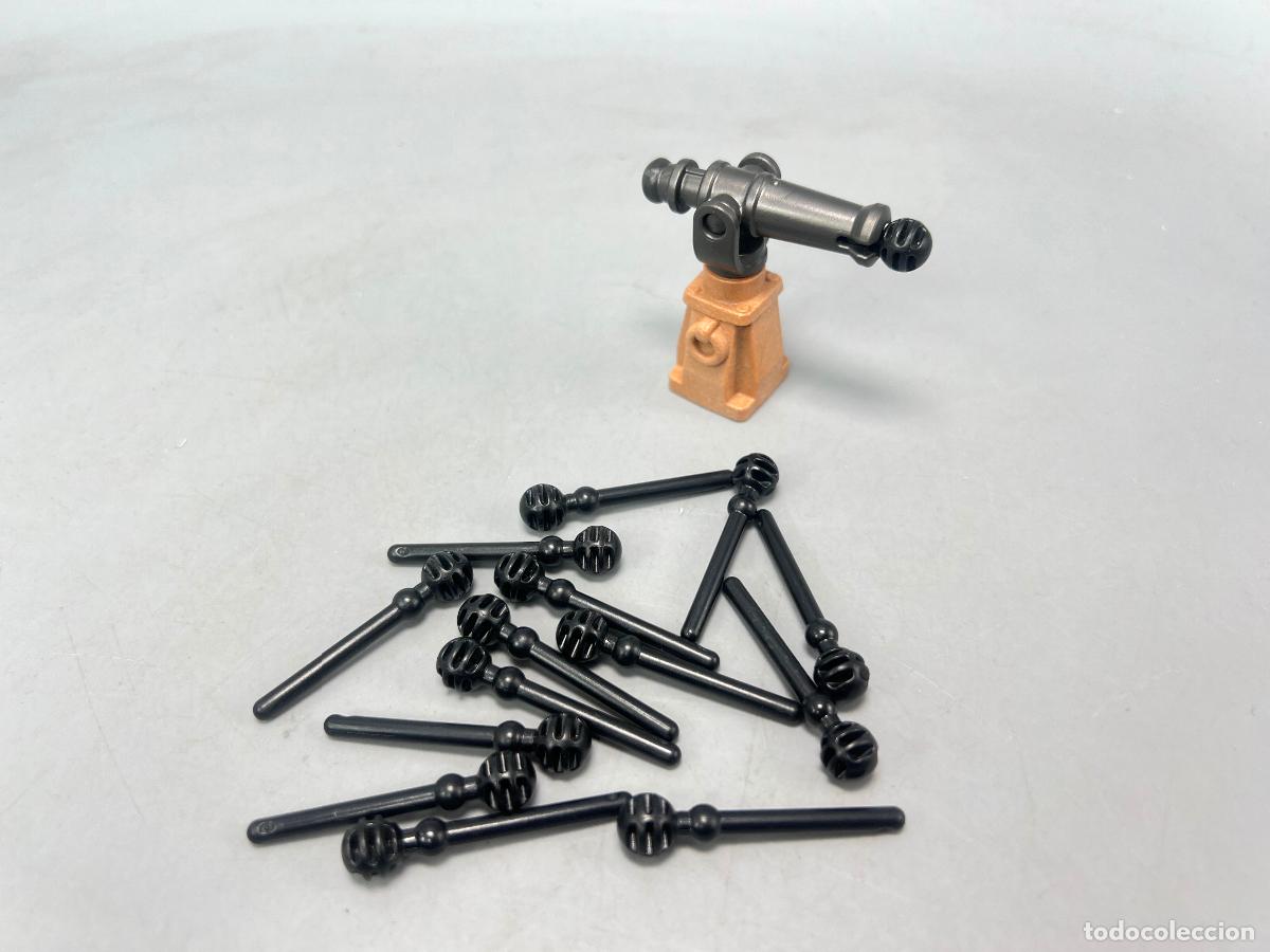 Playmobil: Playmobil lote proyectiles peque negro con ca&ntilde;&oacute;n