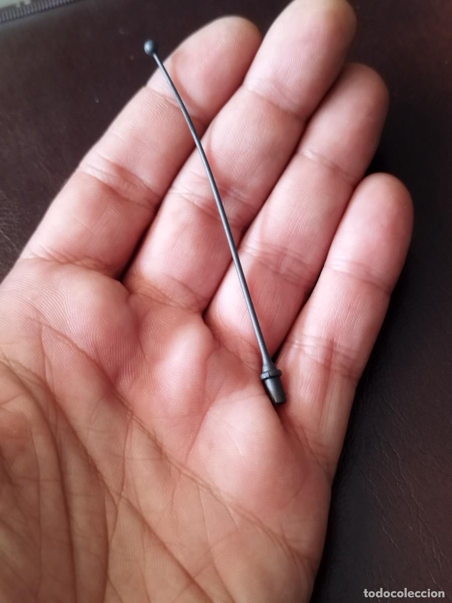 Playmobil: Figura Playmobil, antena larga. Barco, coche.