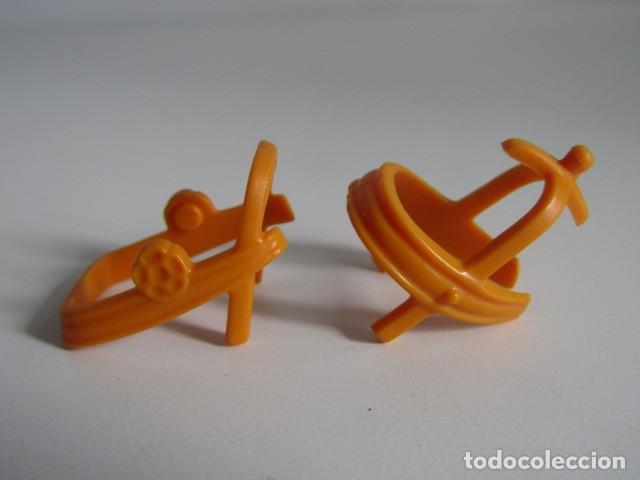 Playmobil: DIFICIL JUEGO DE EMBELLECEDORES NARANJAS CABALLO GUERRERO MEDIEVAL ANTIGUO PLAYMOBIL