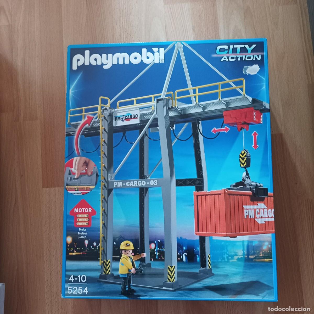 Playmobil: PLAYMOBIL REFERENCIA 5254 PUENTE GRUA DE MERCANCIAS NUEVO EN SU CAJA