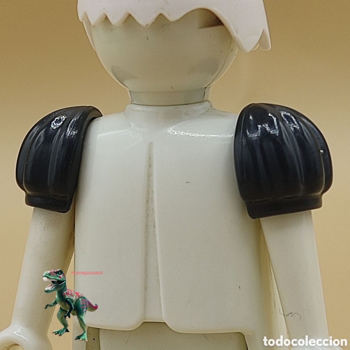 Playmobil: Playmobil pareja hombrera gris oscuro soldado espa&ntilde;ol noble conquistador guardia real mercenario