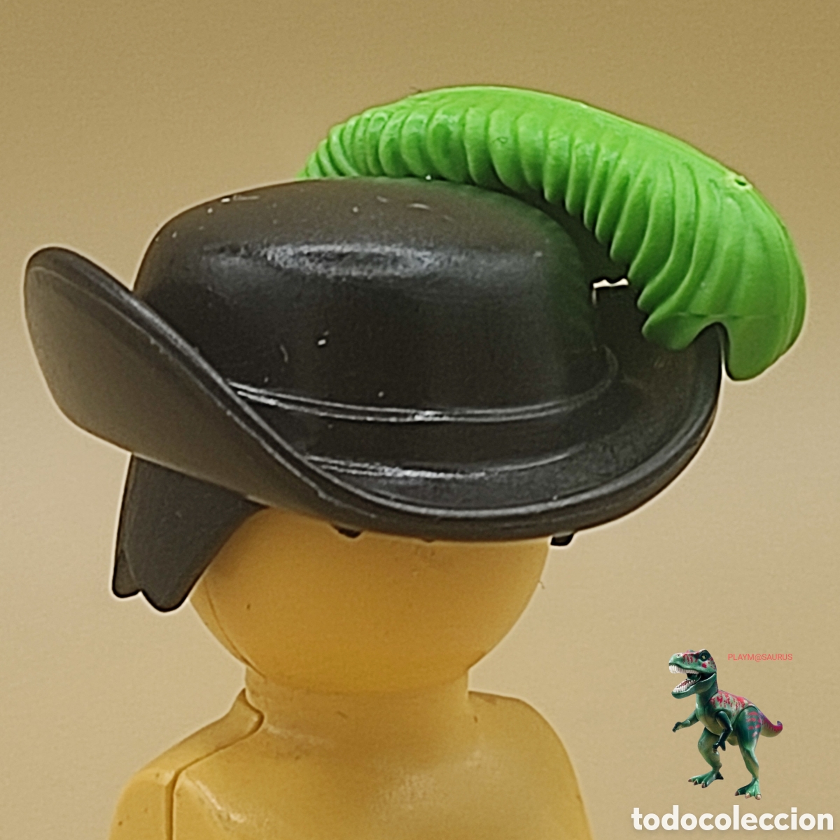 Playmobil: Playmobil sombrero negro con pluma mosquetero soldado tercio espa&ntilde;ol capitan pirata caballero epoca