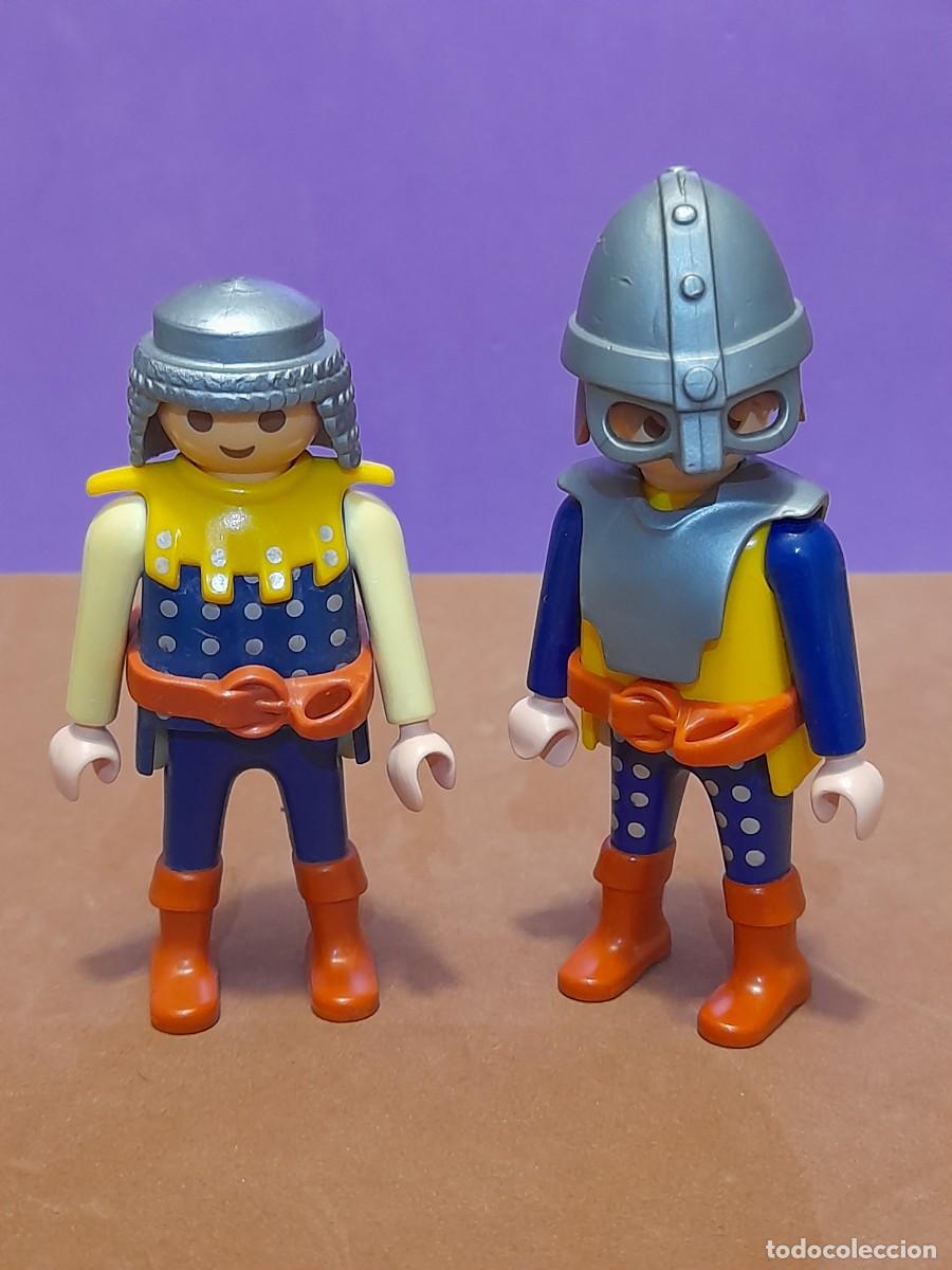 Playmobil: Playmobil figuras, dos soldados medievales