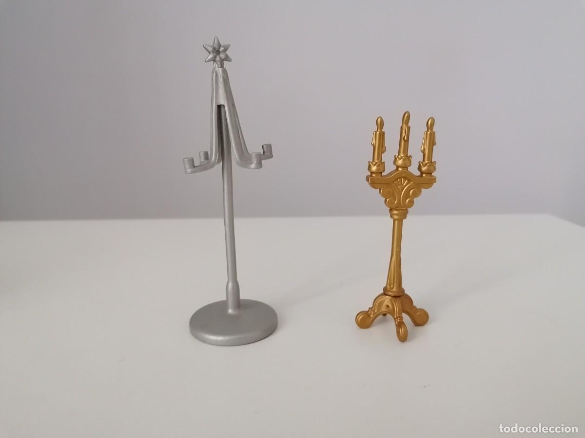 Playmobil: Playmobil Lote de Candelabro y Colgador Buen Estado