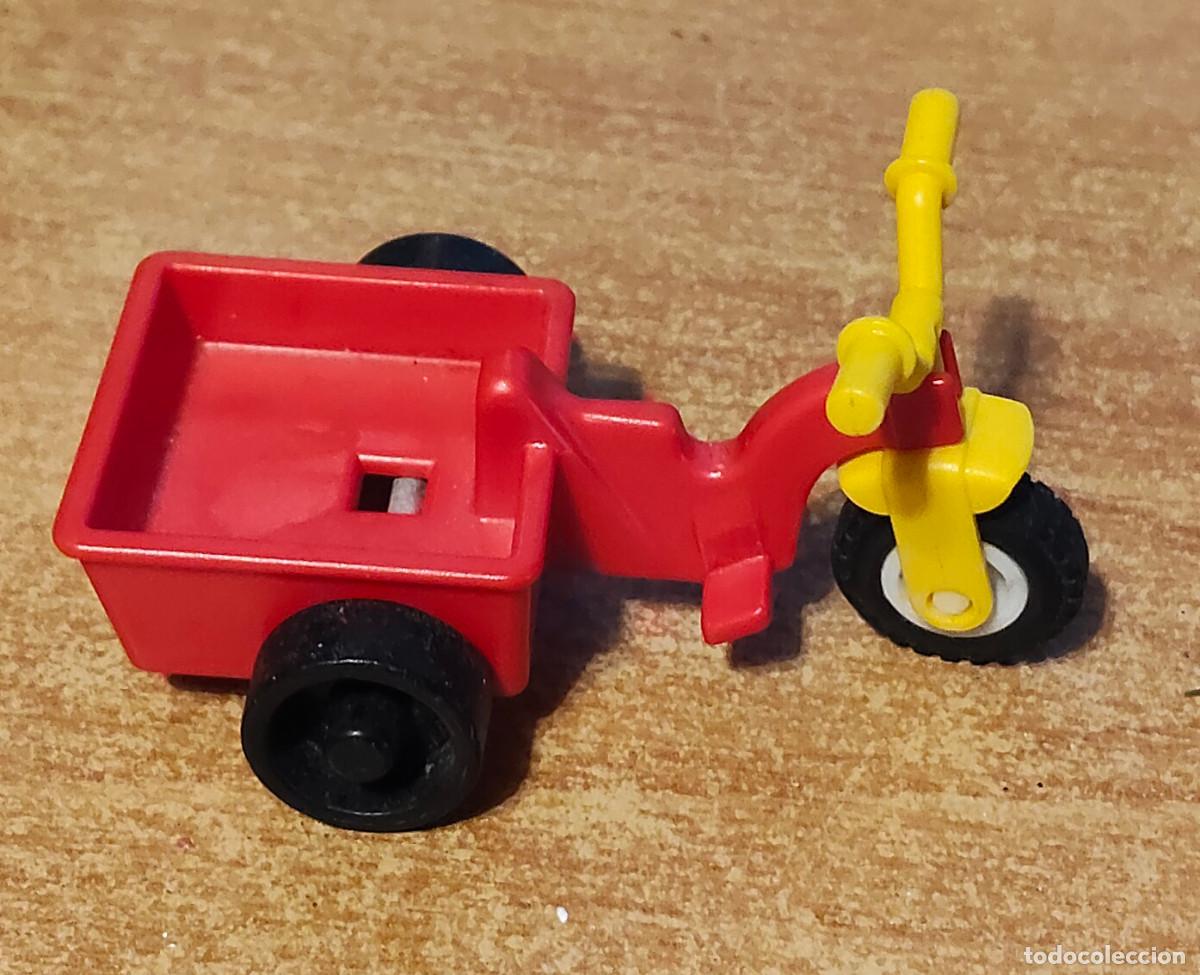 Playmobil: Playmobil triciclo rojo - ref. 3358 - primera generaci&oacute;n