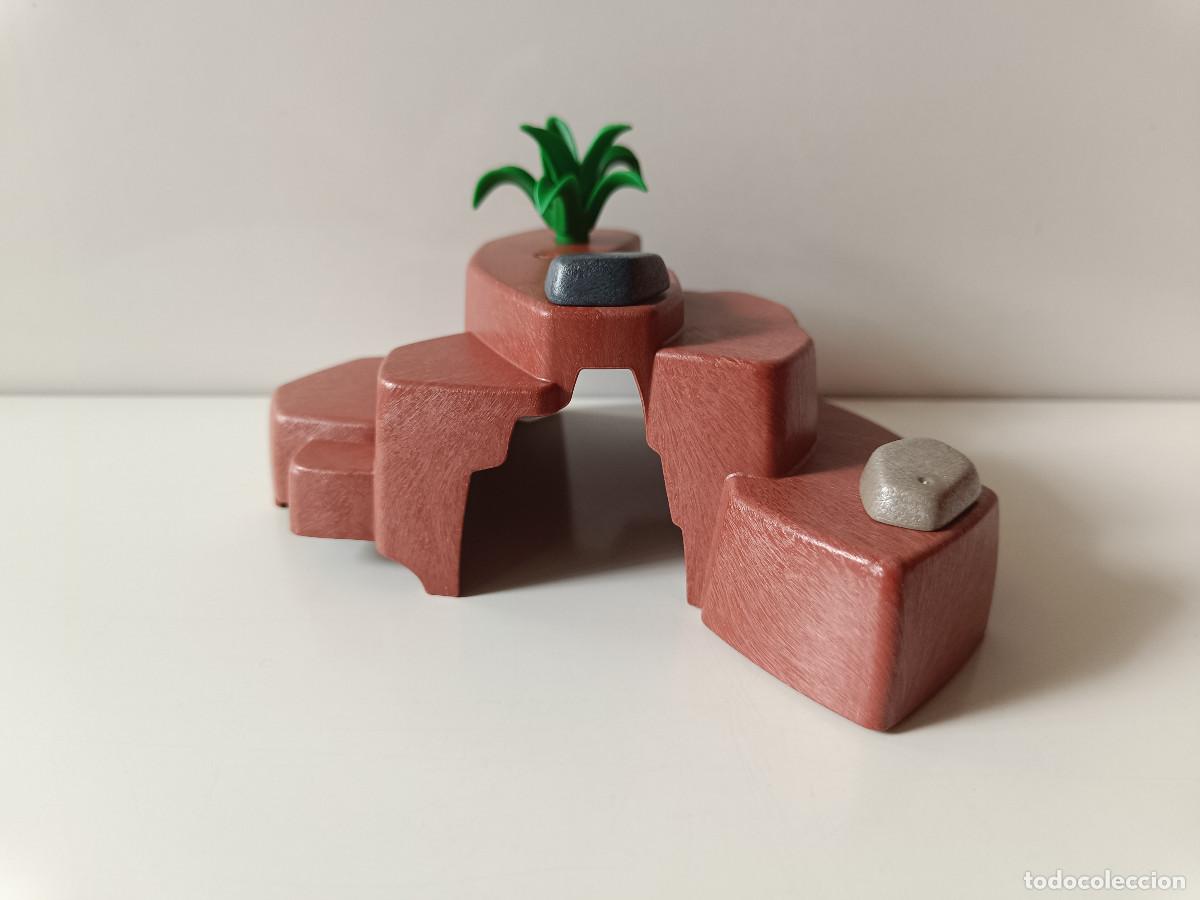 Playmobil: Playmobil rocas con vegetacion