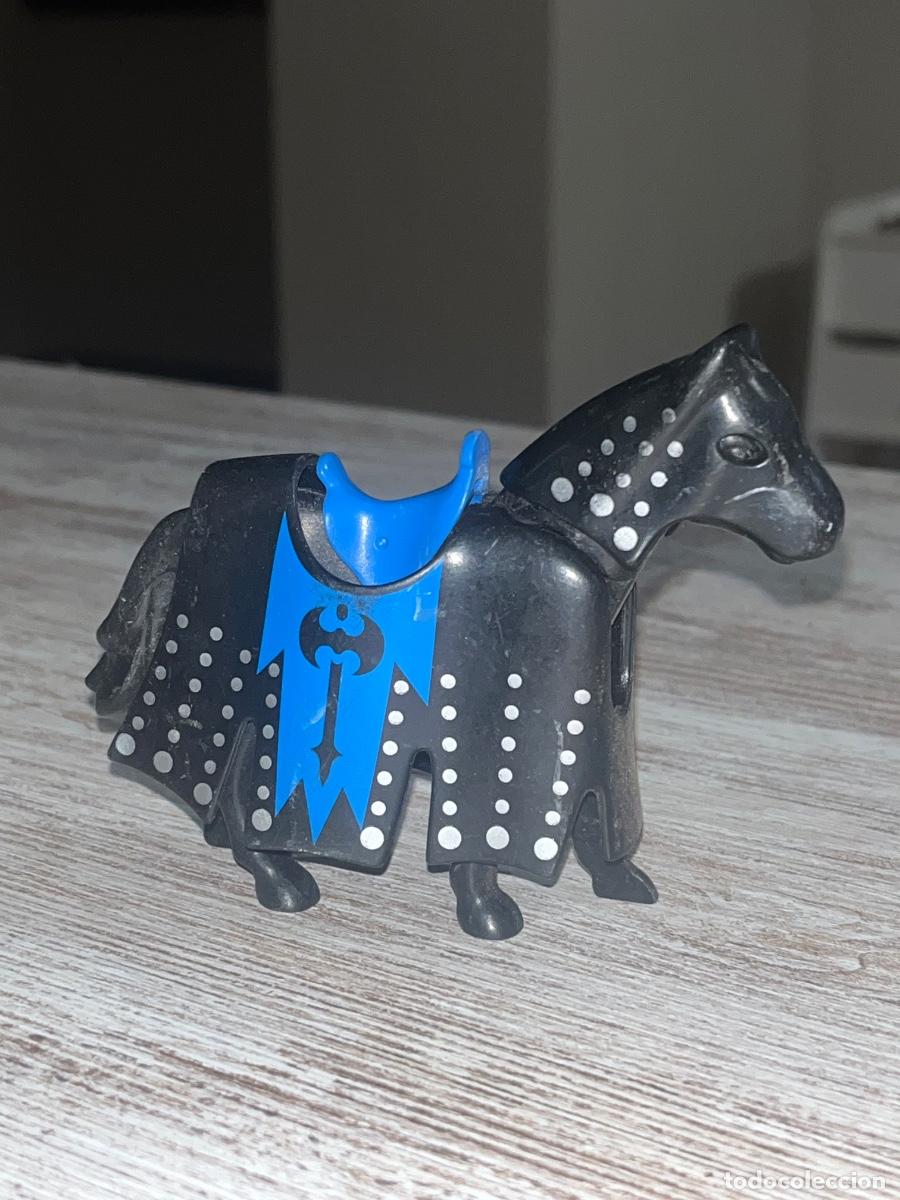 Playmobil: Caballo Medieval con gualdrapa complemento accesorios Playmobil - Foto 2