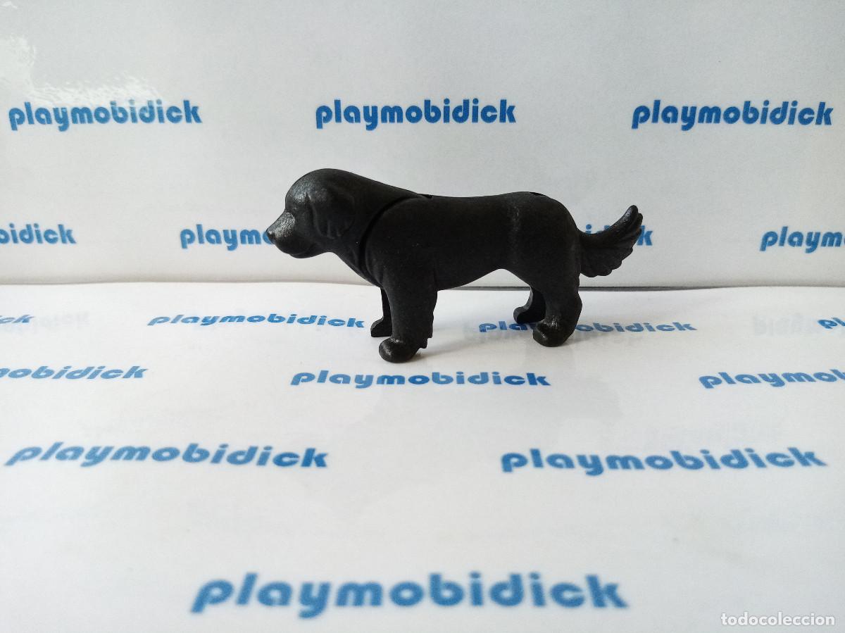 Playmobil: Playmobil perro Terranova animal city medieval