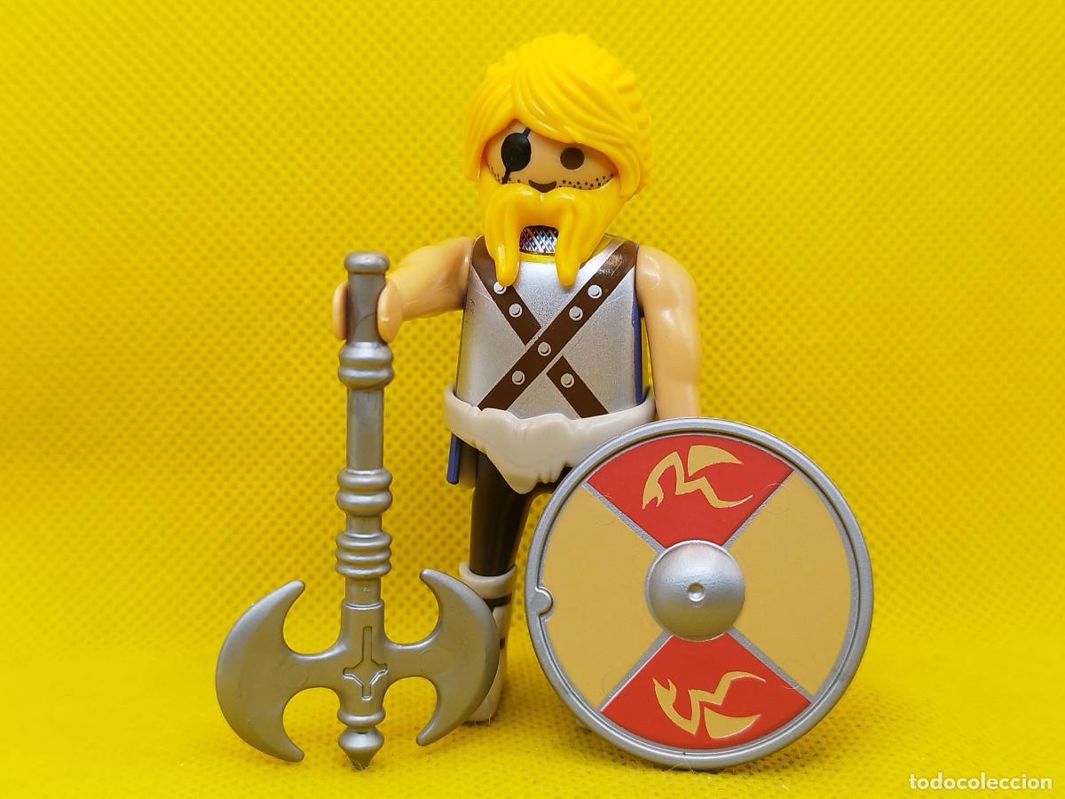 Playmobil: Playmobil Guerrero vikingo, b&aacute;rbaro con hacha