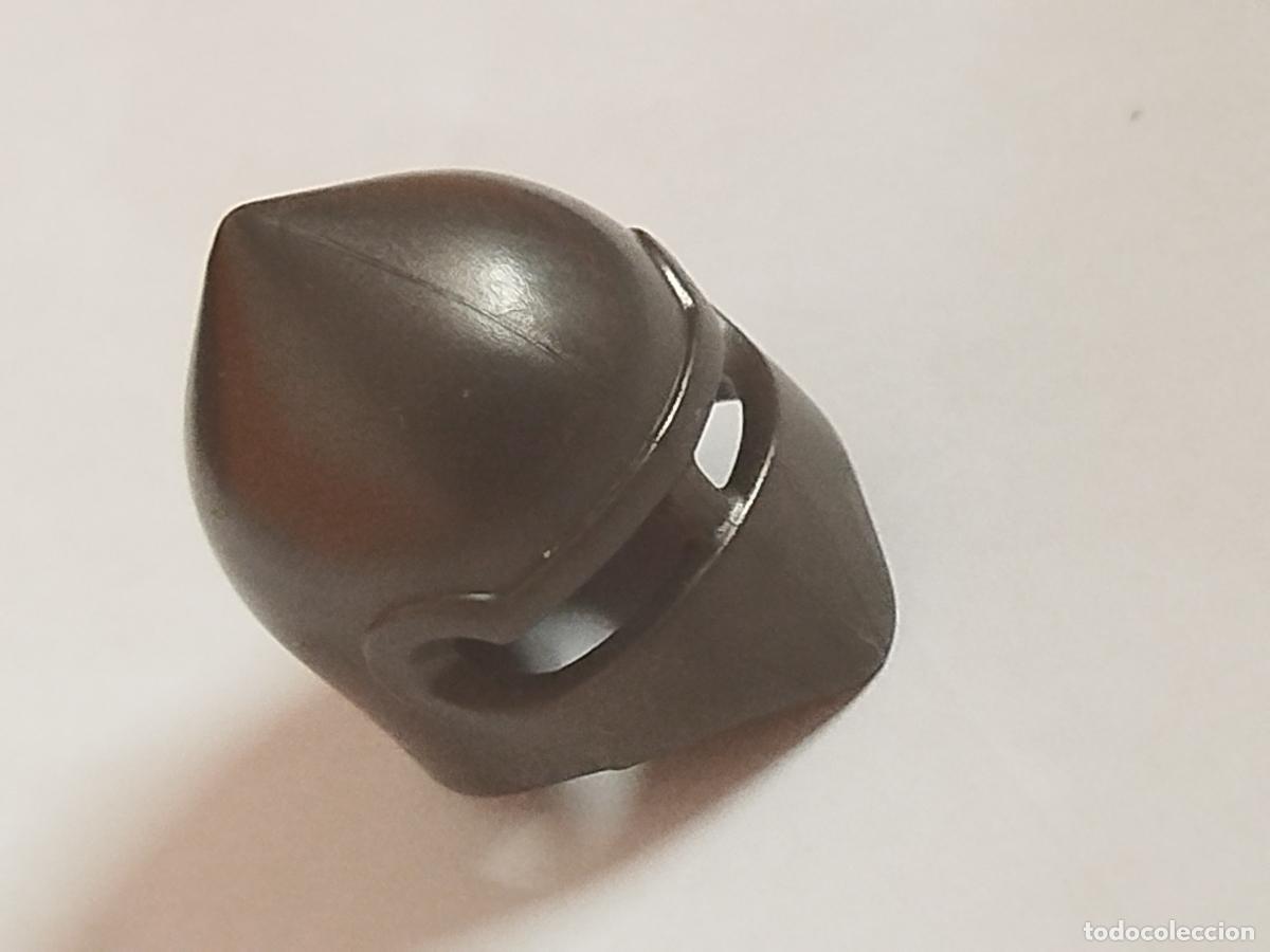 Playmobil: PLAYMOBIL CASCO YELMO GRIS CABALLERO MEDIEVAL PROTECCION ARMADURA