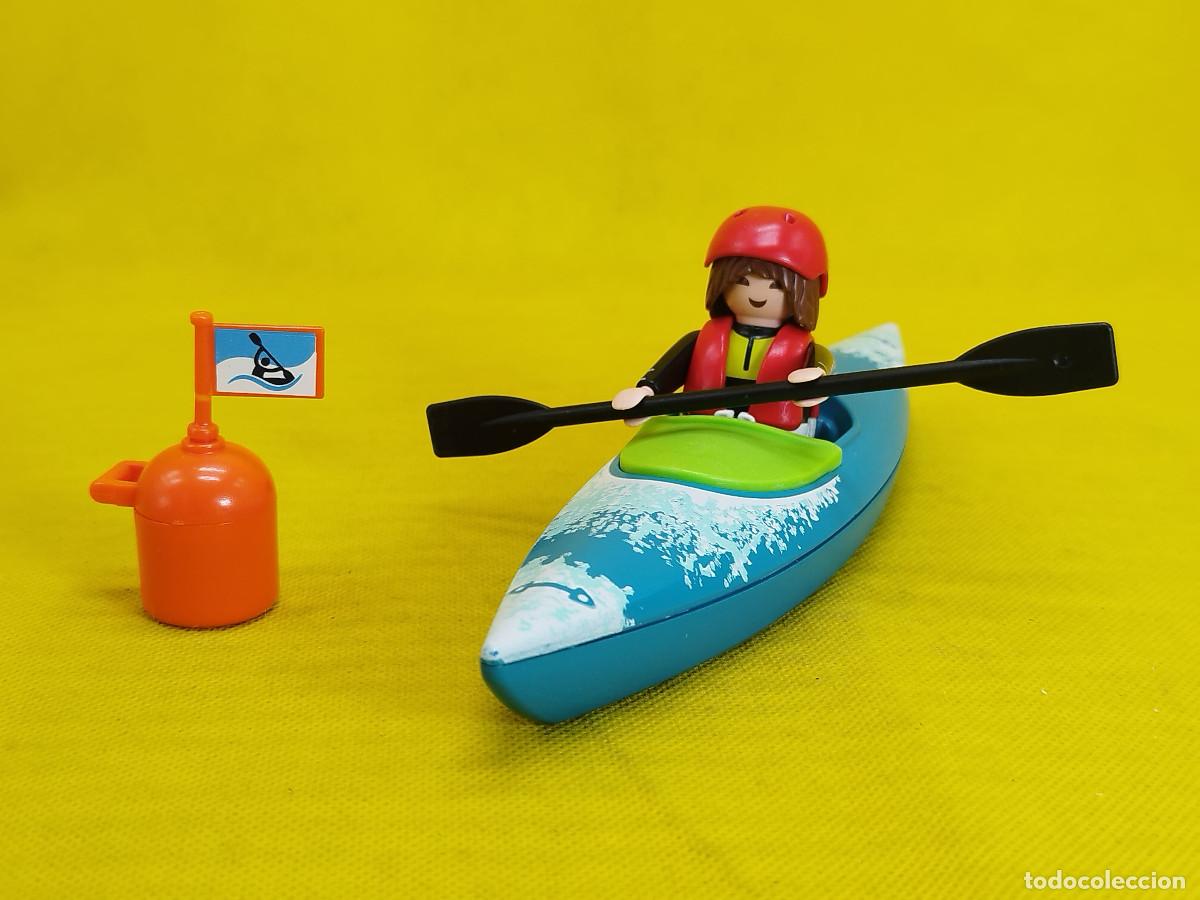 Playmobil: Playmobil Hombre con piragua, deportista