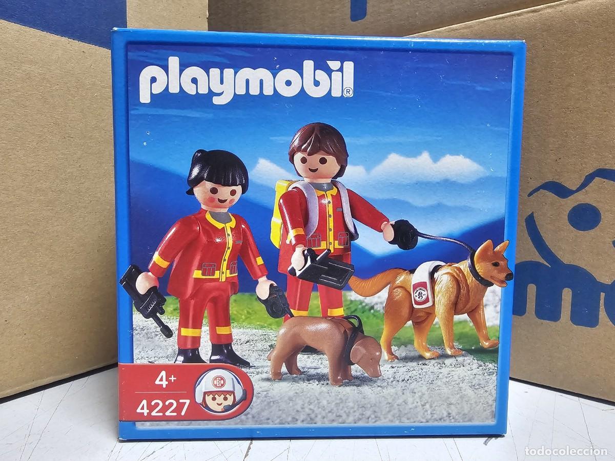 Playmobil: PLAYMOBIL 4227 EQUIPO DE RESCATE CON PERROS A&Ntilde;O 2007, NUEVO, CAJA CERRADA