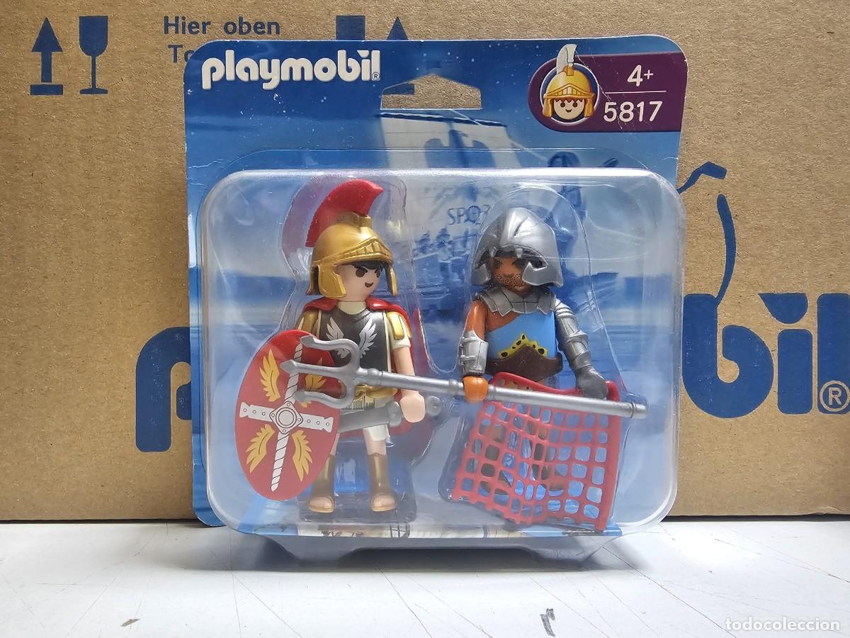 Playmobil: PLAYMOBIL 5817 DUO PACK GLADIADORES 2006, NUEVO, CAJA CERRADA