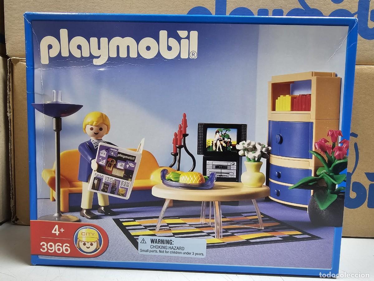Playmobil: PLAYMOBIL 3966 SAL&Oacute;N CASA MODERNA A&Ntilde;O 2002, NUEVO, CAJA CERRADA