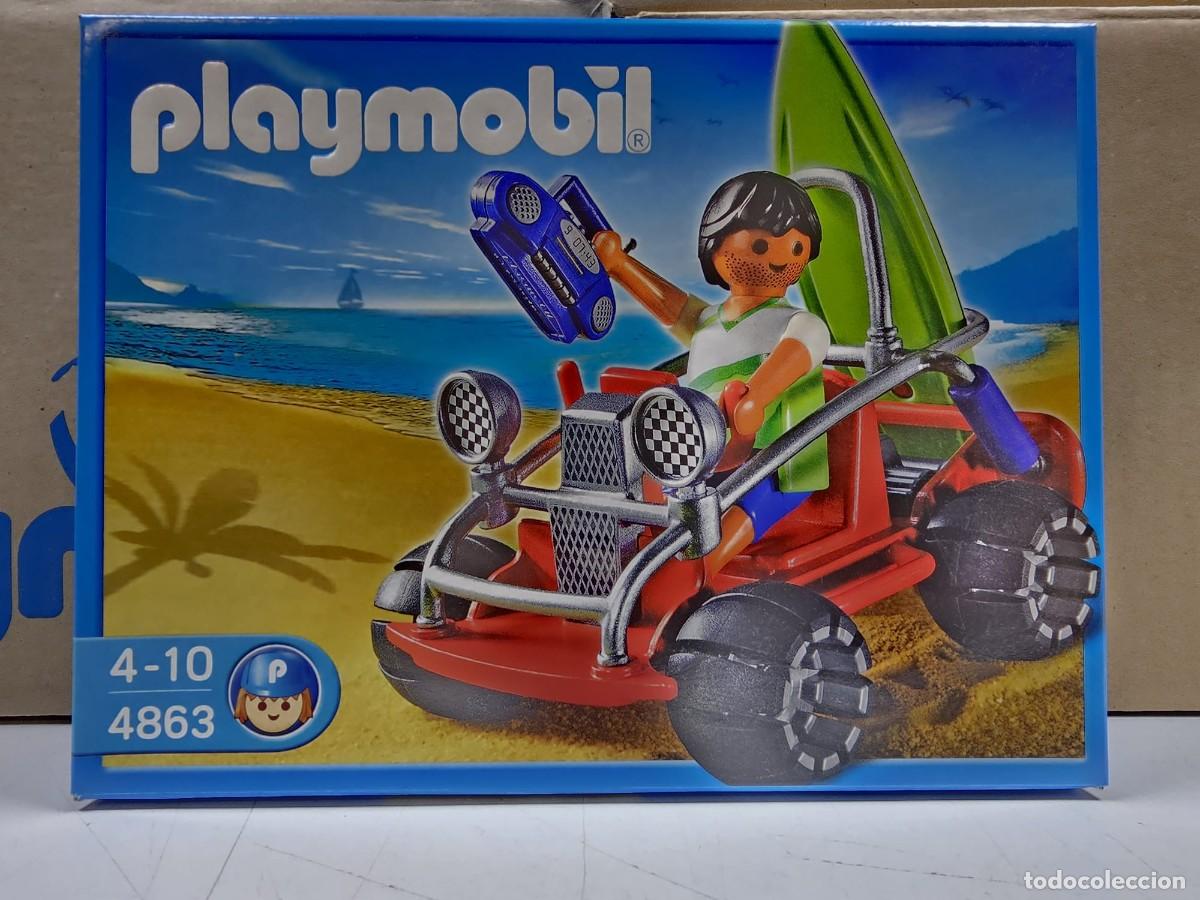 Playmobil: PLAYMOBIL 4863 BUGGY DE PLAYA, A&Ntilde;O 2009, NUEVO, CAJA CERRADA