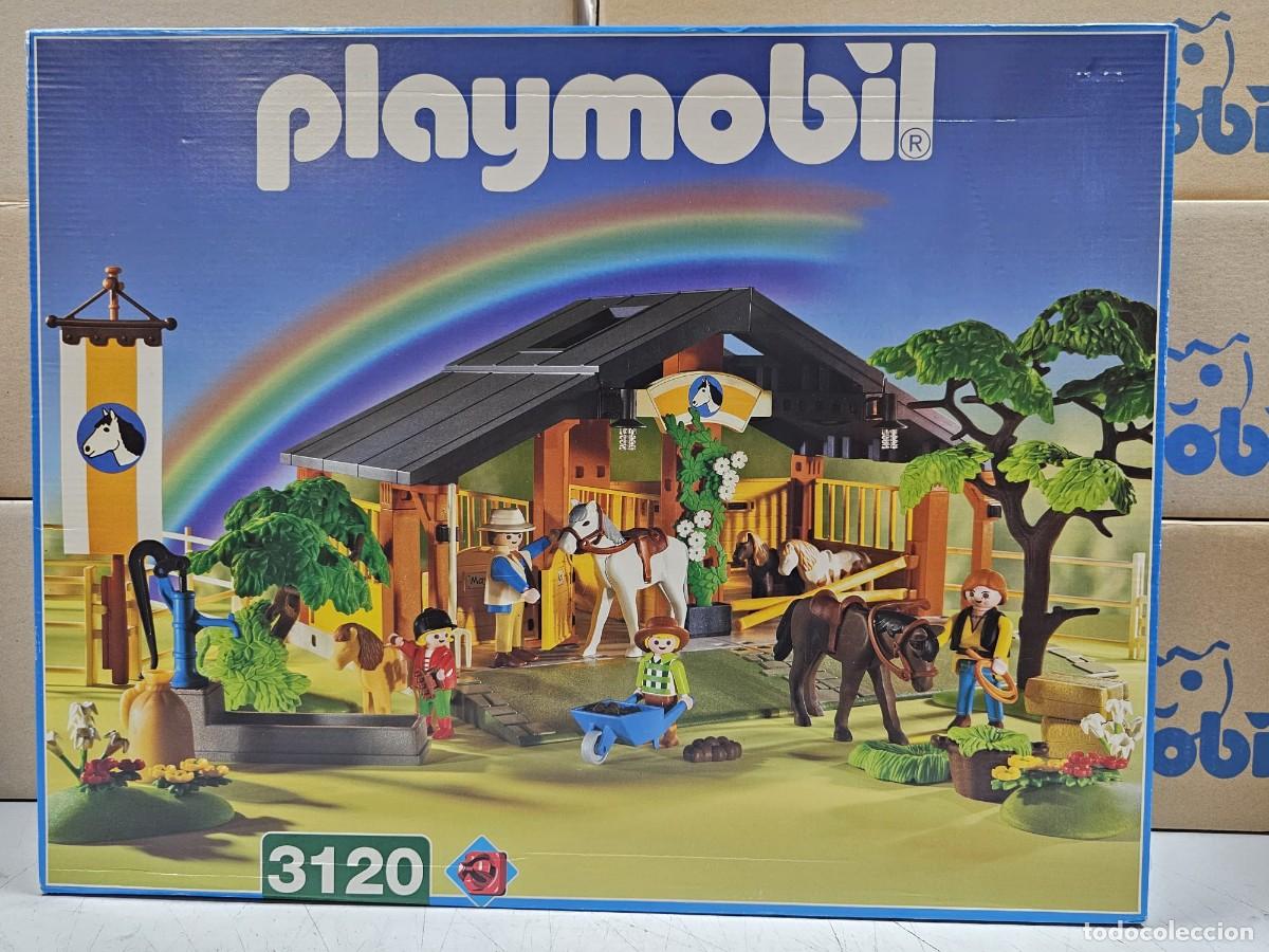 Playmobil: PLAYMOBIL 3120 GRANJA DE PONIS, 2001, NUEVO, CAJA CERRADA
