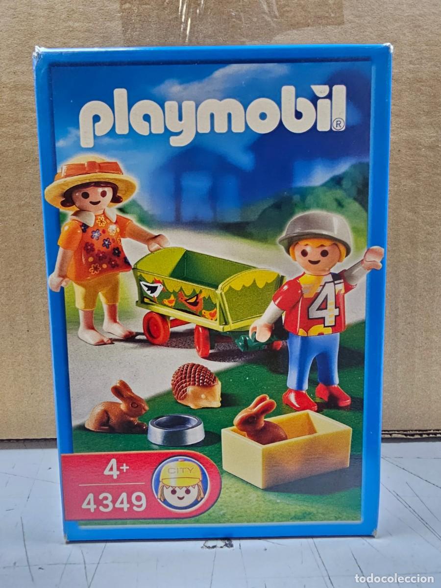 Playmobil: PLAYMOBIL 4349 NI&Ntilde;OS CON CARRITO Y MASCOTAS, 2007, NUEVO, CAJA CERRADA