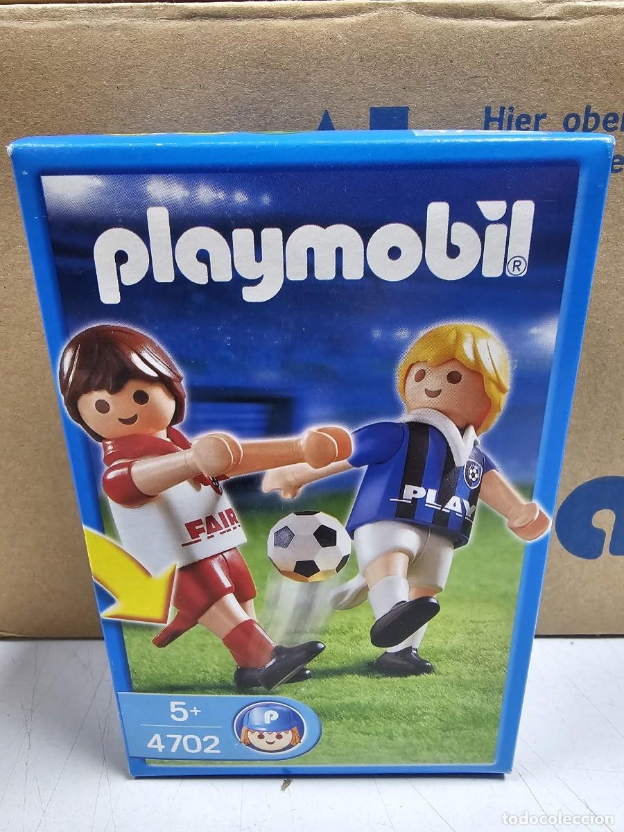 Playmobil: PLAYMOBIL 4702 PACK 2 JUGADORES, A&Ntilde;O 2005, NUEVO, CERRADO