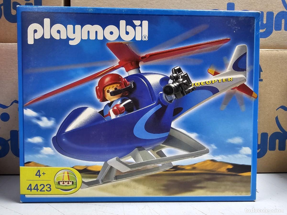 Playmobil: PLAYMOBIL 4423 HELIC&Oacute;PTERO DE TELEVISI&Oacute;N, A&Ntilde;O 2003, NUEVO, CERRADO