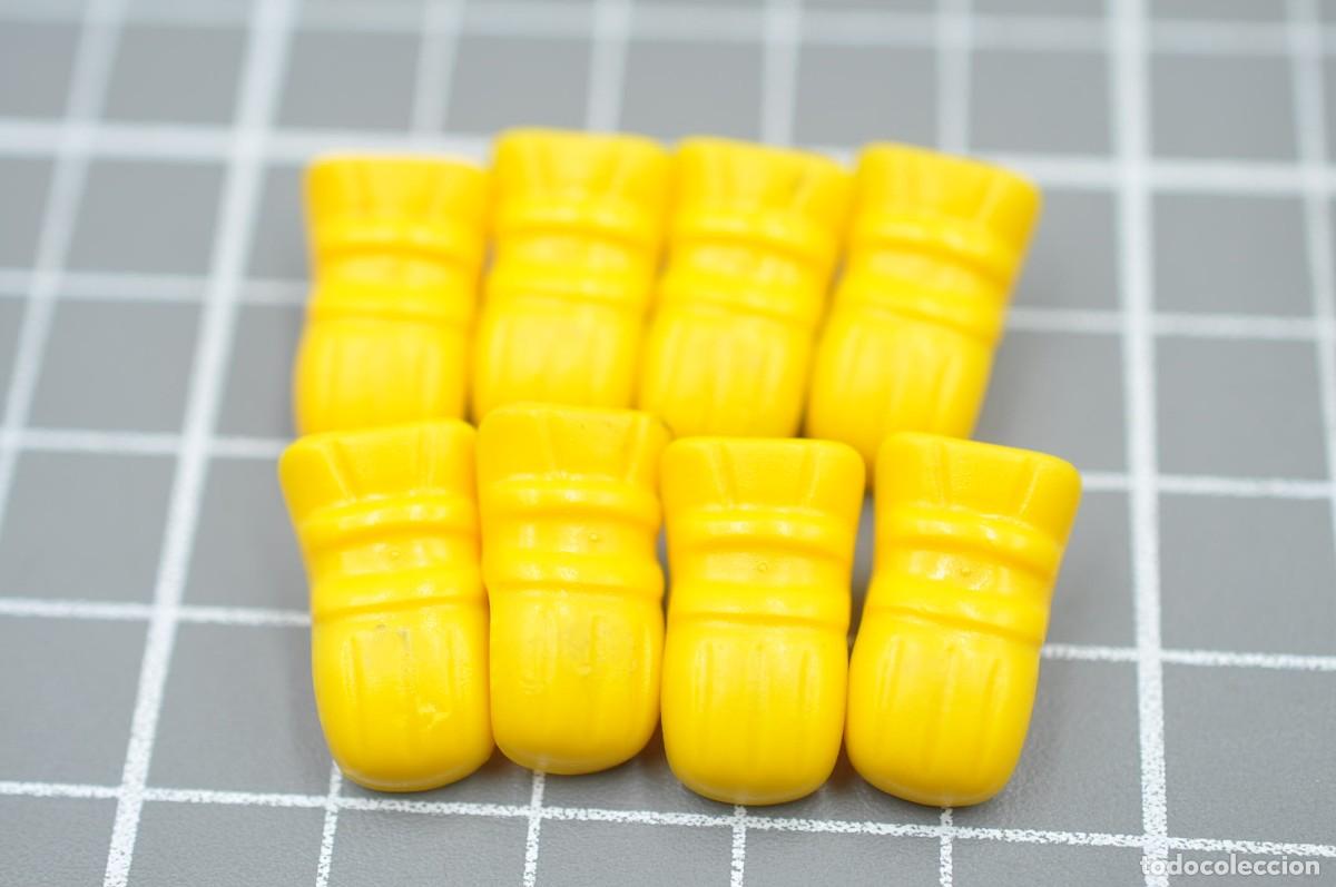 Playmobil: VEK118 pq&ntilde; Playmobil, 8 guantes amarillos
