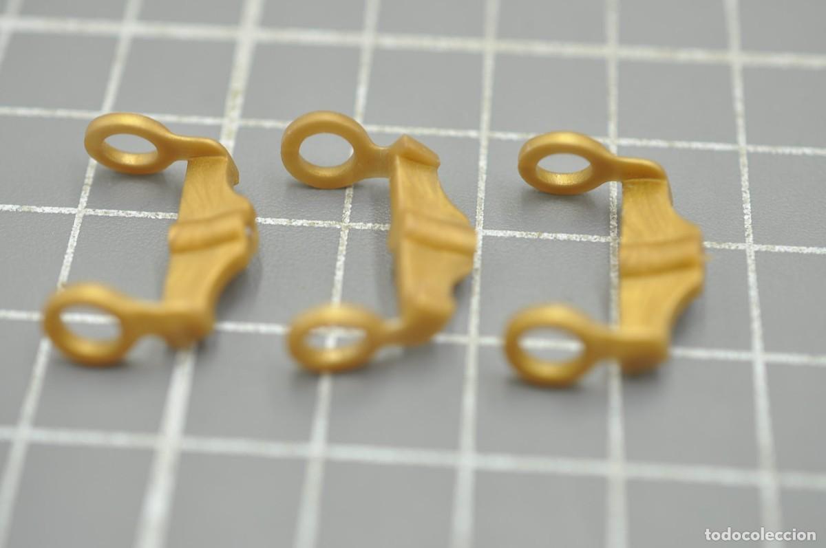Playmobil: CJ0516 Playmobil, 3 pendientes dorados
