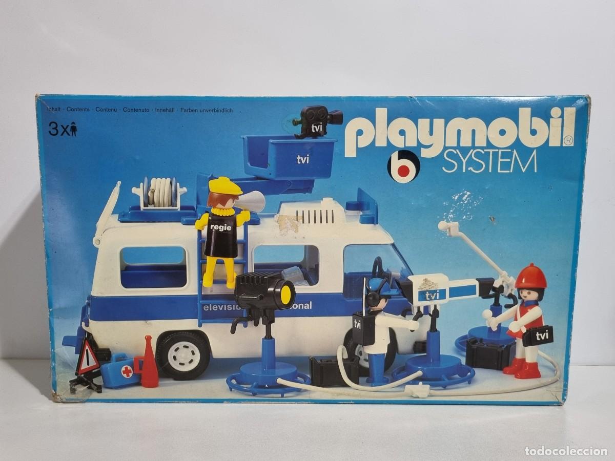 Playmobil: Playmobil 3188 Exclusivo Set v2 Equipo Camara Television Tvi Tv Coche Furgoneta
