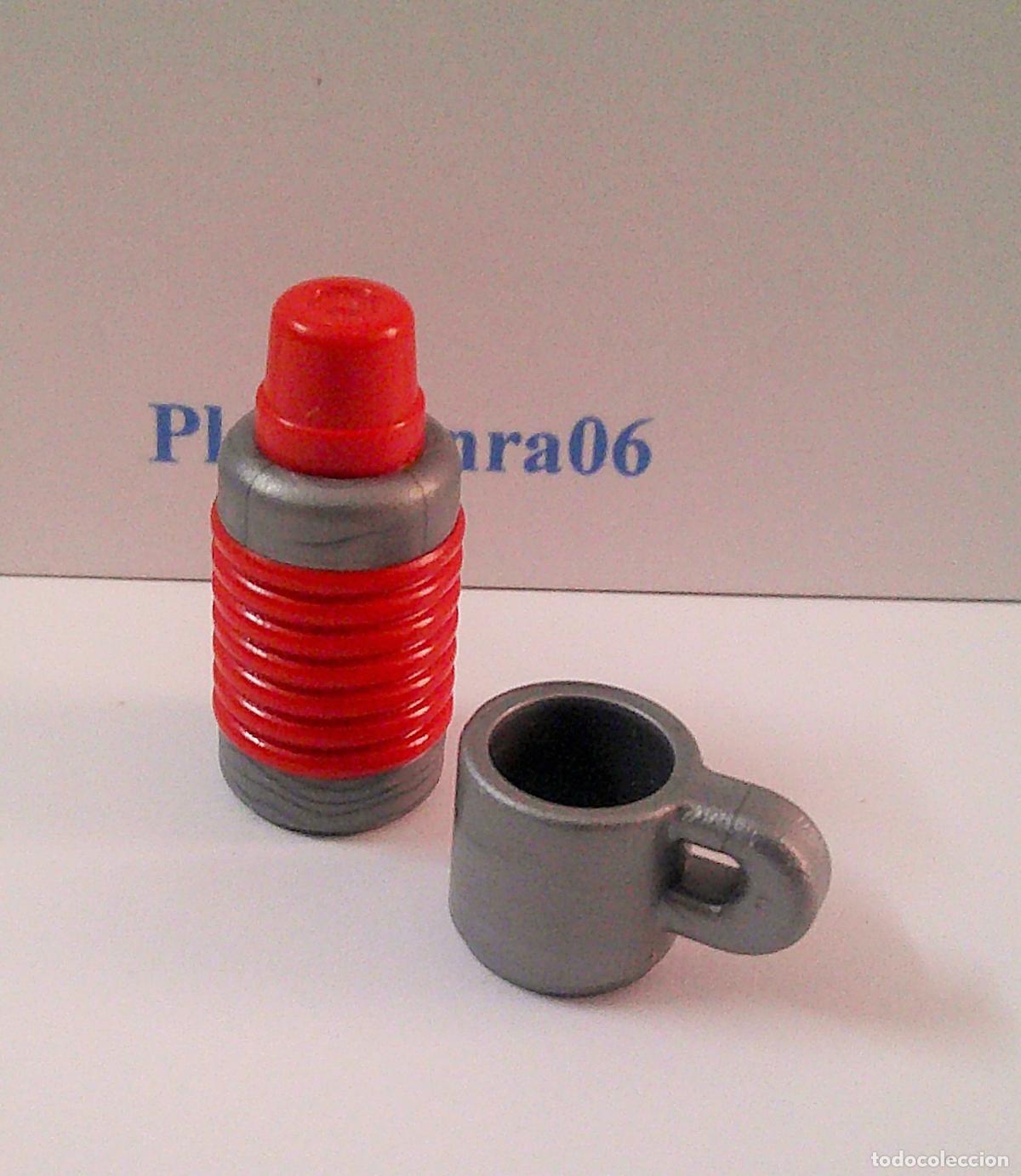 Playmobil: PLAYMOBIL P040 * TERMO ROJO CON TAZA ACAMPADA