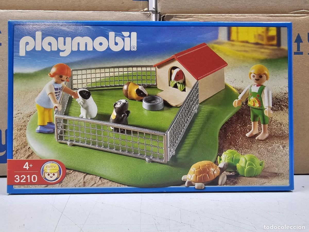 Playmobil: PLAYMOBIL 3210 NI&Ntilde;OS CON COBAYAS Y TORTUGA, A&Ntilde;O 2002, NUEVO, CERRADO