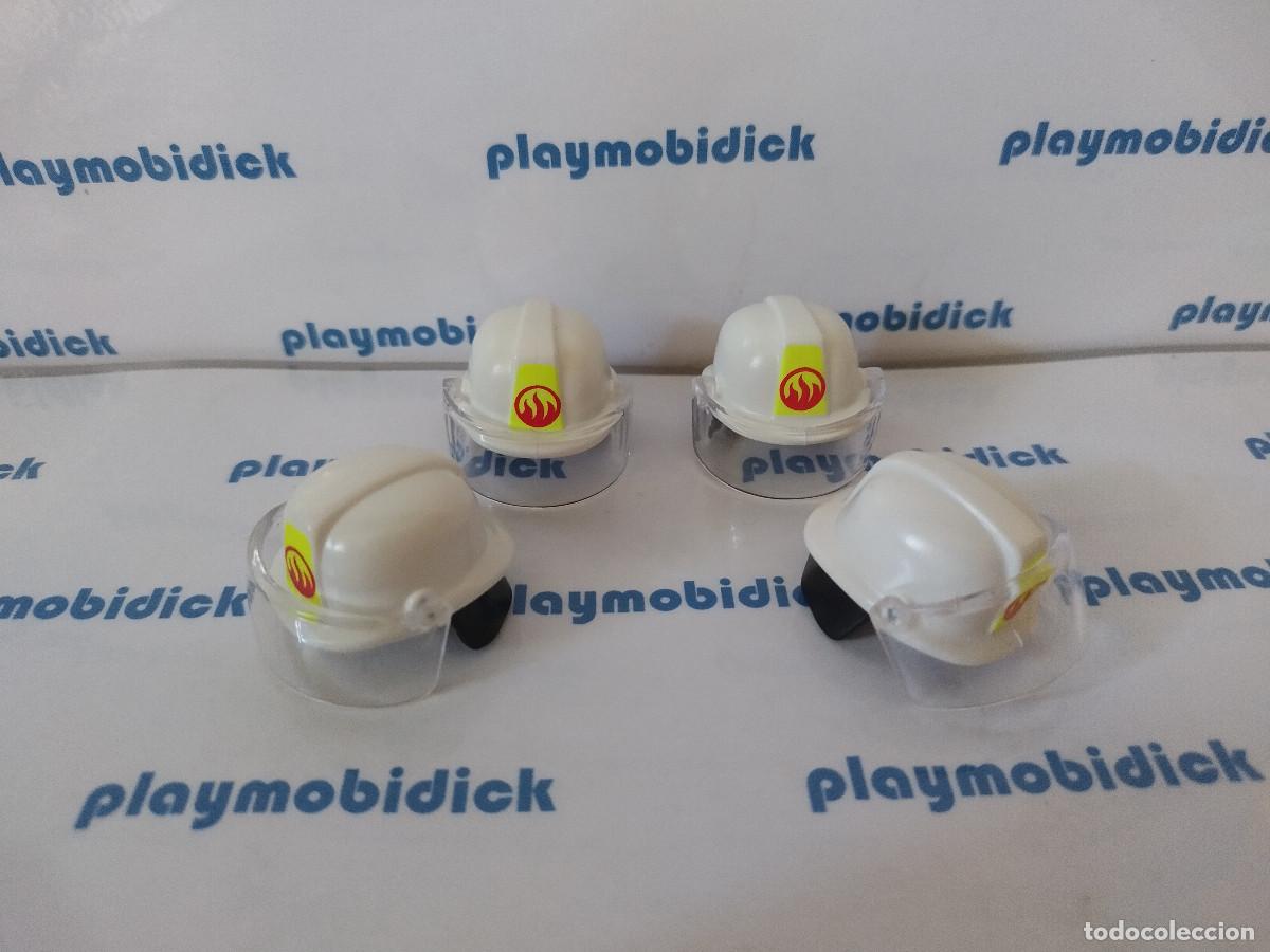 Playmobil: Playmobil casco bombero city 4 unidades
