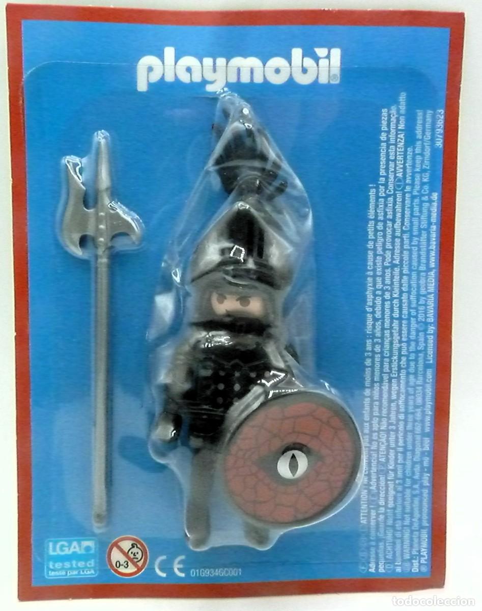 Playmobil: Blister Caballero Negro. Playmobil