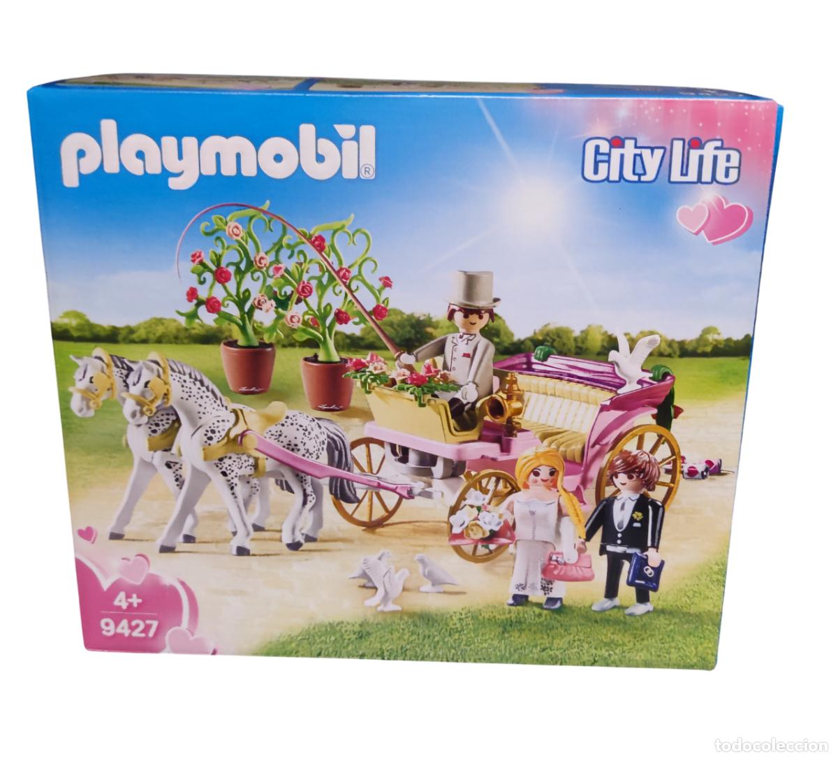 Playmobil: PLAYMOBIL calesa de novios ref: 9427