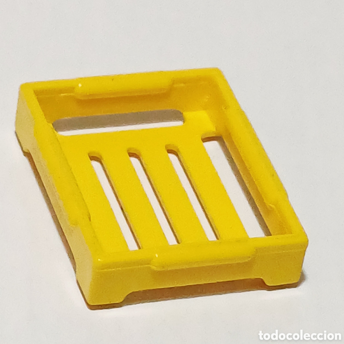 Playmobil: Pieza playmobil cesta amarilla apilable caja oeste pirata lonja pescador