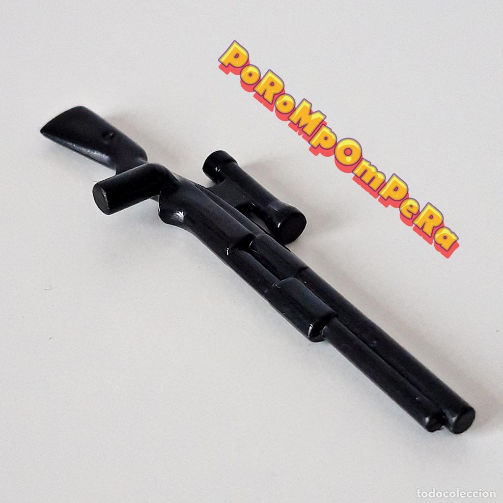 Playmobil: PLAYMOBIL RIFLE NEGRO MIRA TELESC&Oacute;PICA FUSIL ESCOPETA FRANCOTIRADOR T2