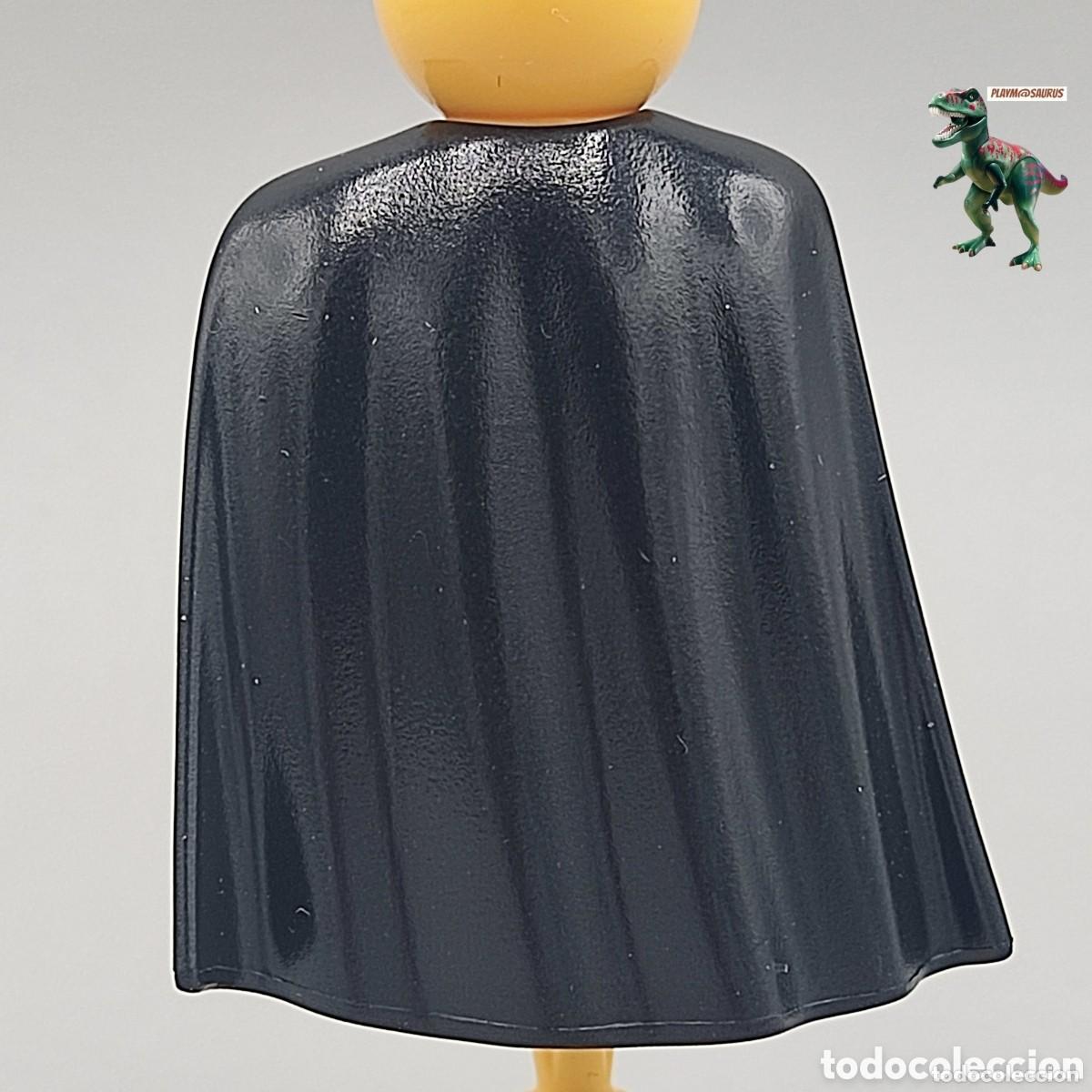 Playmobil: PLAYMOBIL capa negra rigida caballero vikingo monja 3150 3320 3328 4433 4517 4602 4631 4865 4872