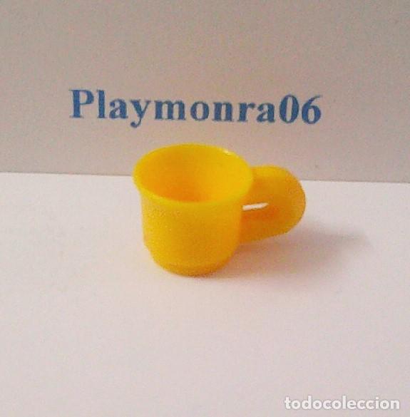 Playmobil: PLAYMOBIL P040 * TAZA TE CAFE AMARILLA ESCENAS CITY