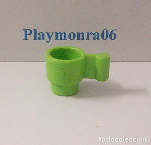 Playmobil: PLAYMOBIL P040 * TAZA TE CAFE VERDE ESCENAS CITY