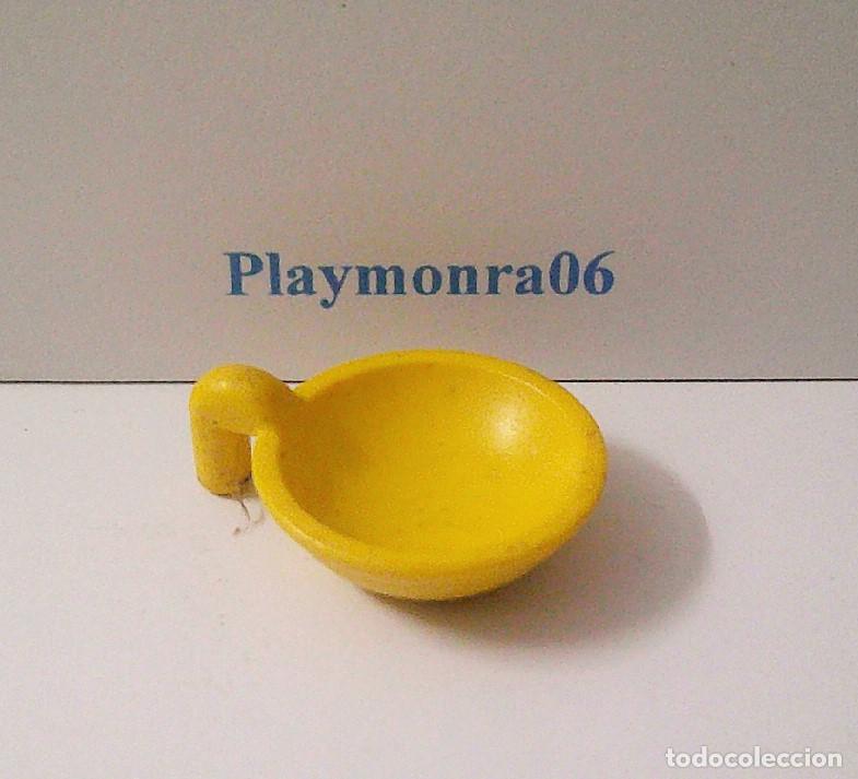Playmobil: PLAYMOBIL P041 * PLATO CUENCO CON ASA AMARILLO