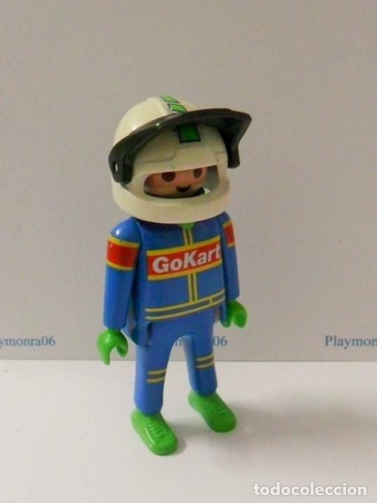 Playmobil: PLAYMOBIL P209 * PERSONAJE FIGURA HOMBRE PILOTO CON CASCO