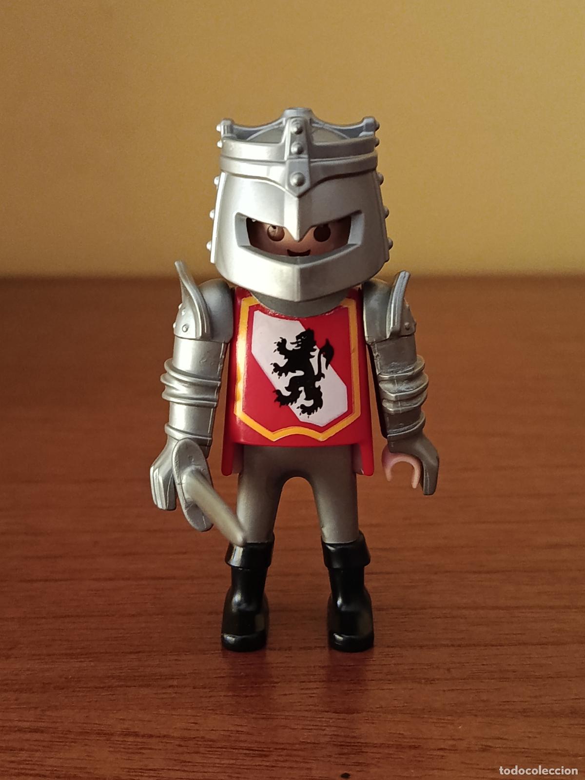 Playmobil: PLAYMOBIL CABALLERO MEDIEVAL DEL CASTILLO DEL LE&Oacute;N GUERRERO VIKINGO