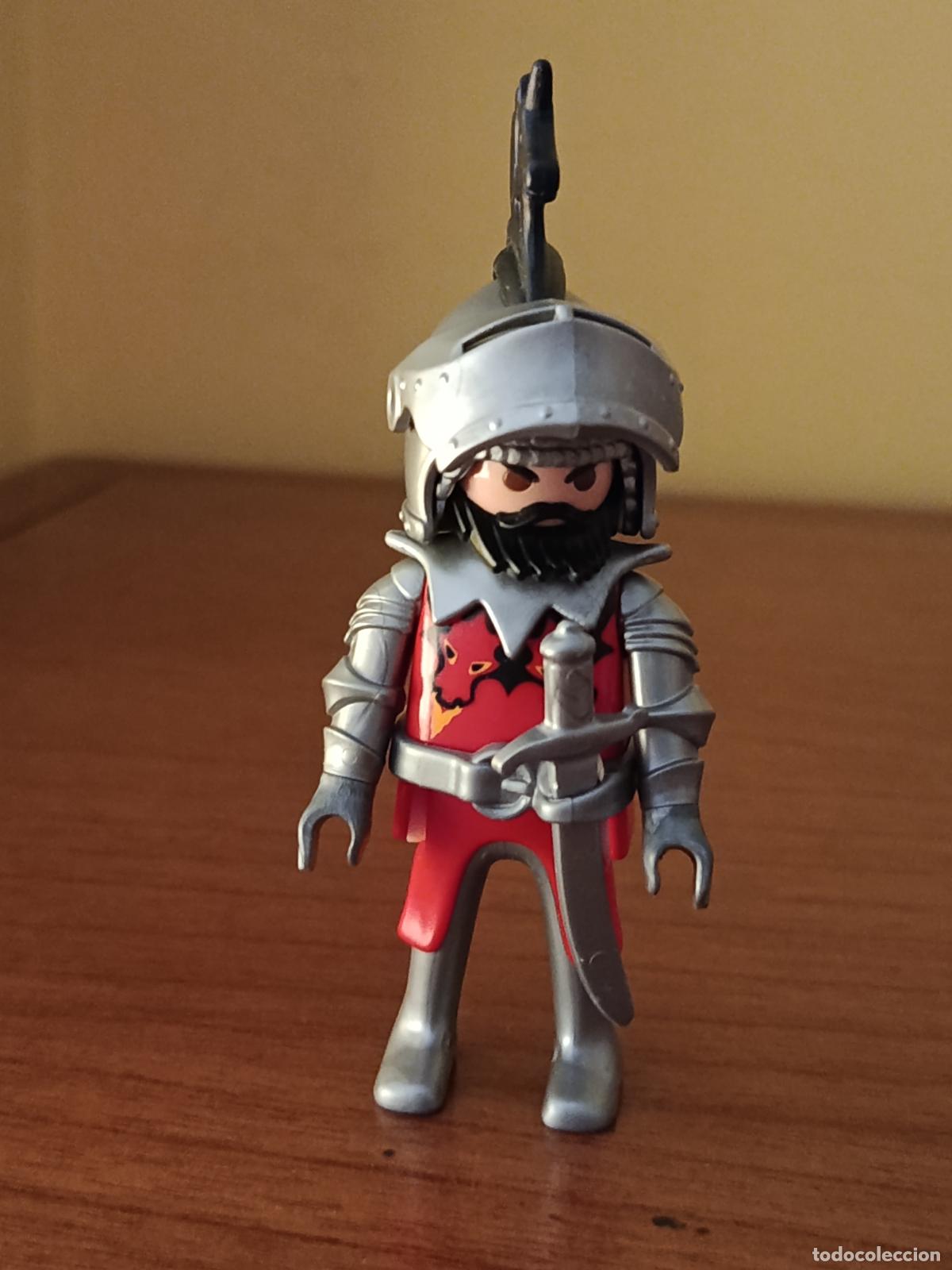 Playmobil: PLAYMOBIL CABALLERO MEDIEVAL DEL CASTILLO DEL DRAG&Oacute;N GUERRERO VIKINGO