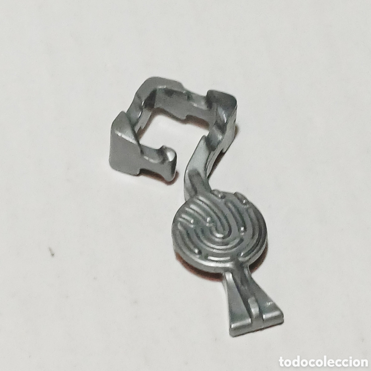 Playmobil: Pieza playmobil llave vikinga cetro gris metalizado runa ofrenda