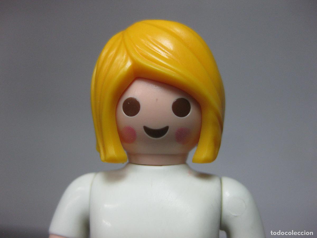 Playmobil: PLAYMOBIL pelo peluca rubio melena corta mujer -solo se vende pelo-