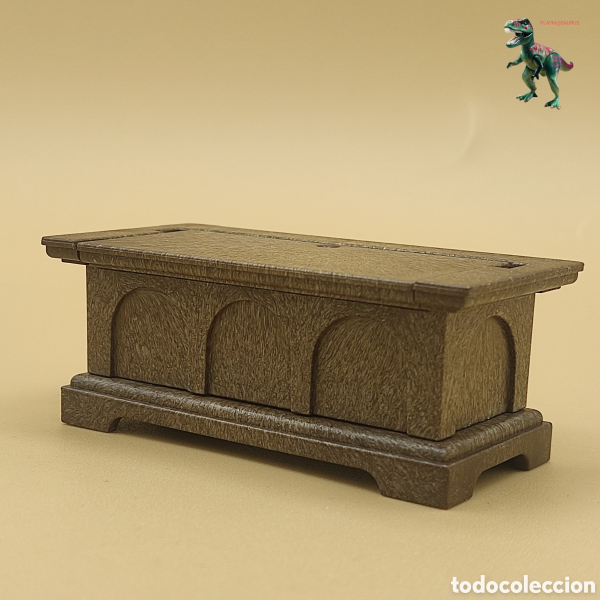 Playmobil: Playmobil cofre baul caja madera castillo medieval simil 4866 3294 6307 3268 3376 3410 3447 4866