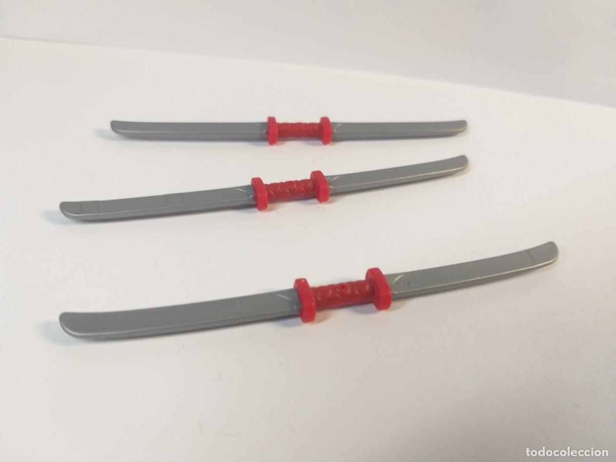 Playmobil: PLAYMOBIL - X3 ESPADAS SAMURAIS - Foto 1