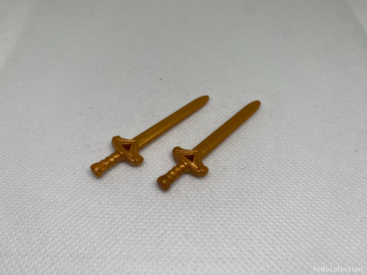 Playmobil: ESPADA DORADA MEDIEVAL X2 PLAYMOBIL C18 - Foto 1