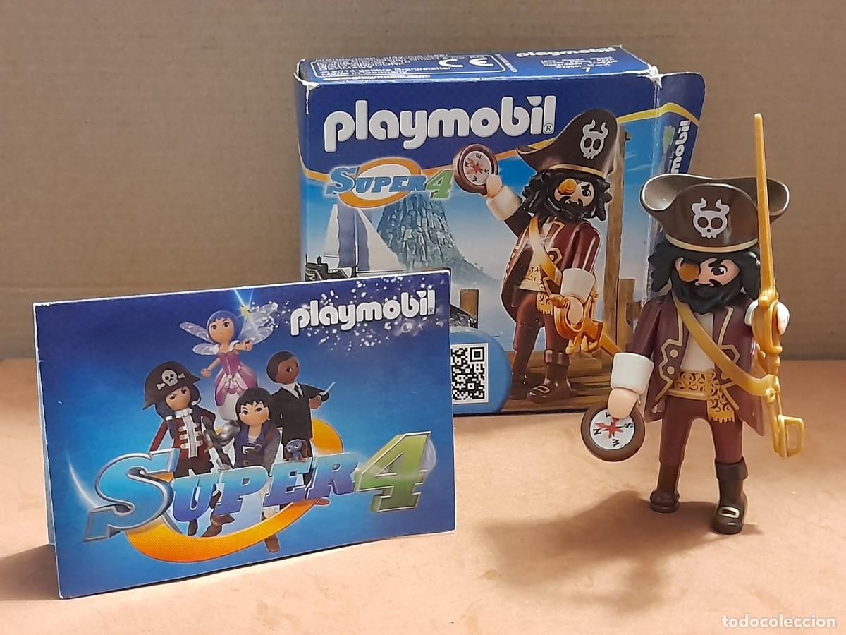 Playmobil: Playmobil s&uacute;per 4, capit&aacute;n pirata - Foto 1
