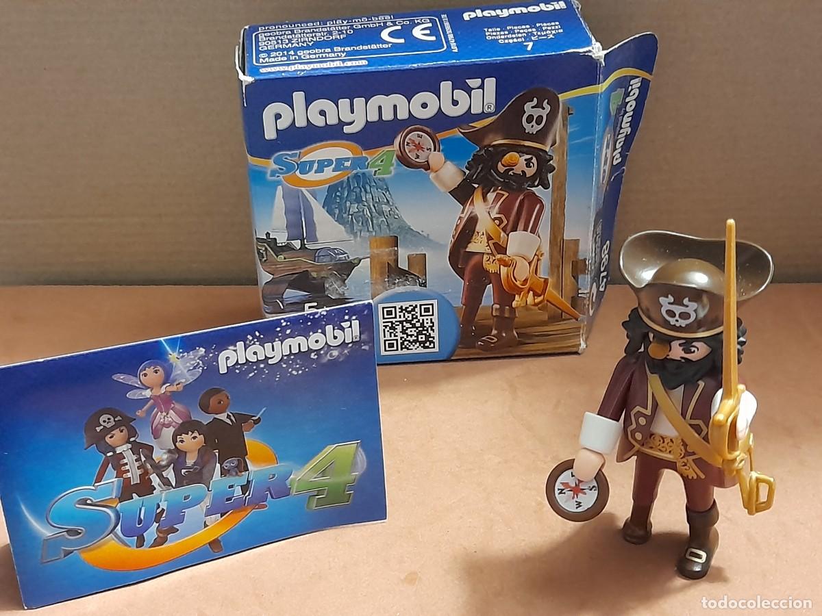 Playmobil: Playmobil s&uacute;per 4, capit&aacute;n pirata - Foto 2